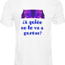 camiseta blanca trasera a quién no le va a gustar