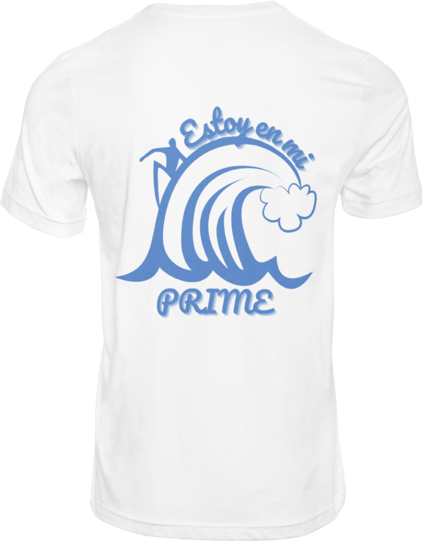 camiseta blanca trasera estoy en mi prime