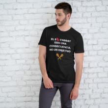 camiseta negra delantera El socarrat era una consecuencia