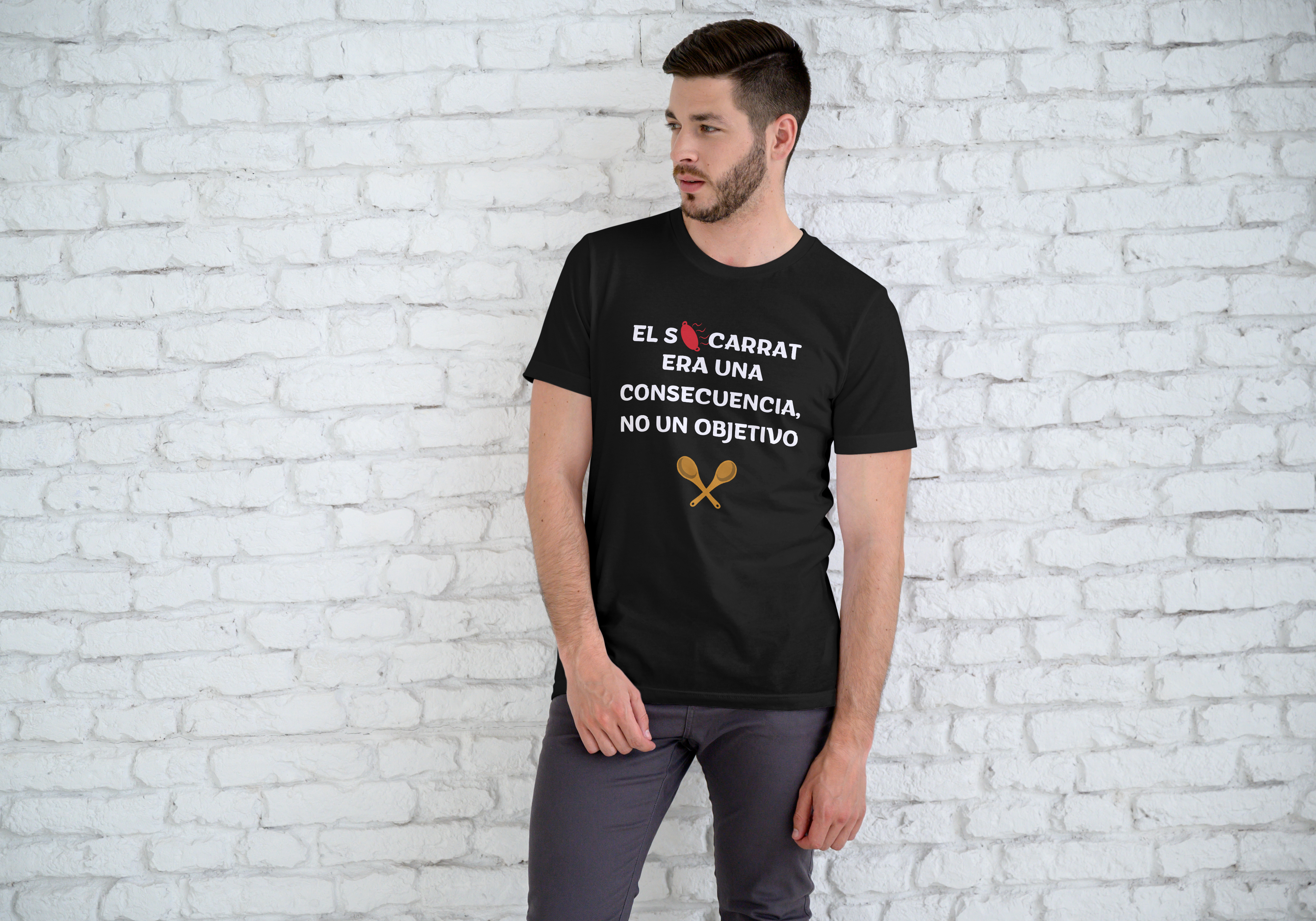 camiseta negra delantera El socarrat era una consecuencia