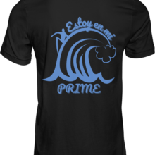 camiseta negra trasera estoy en mi prime