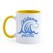 taza amarilla estoy en mi prime