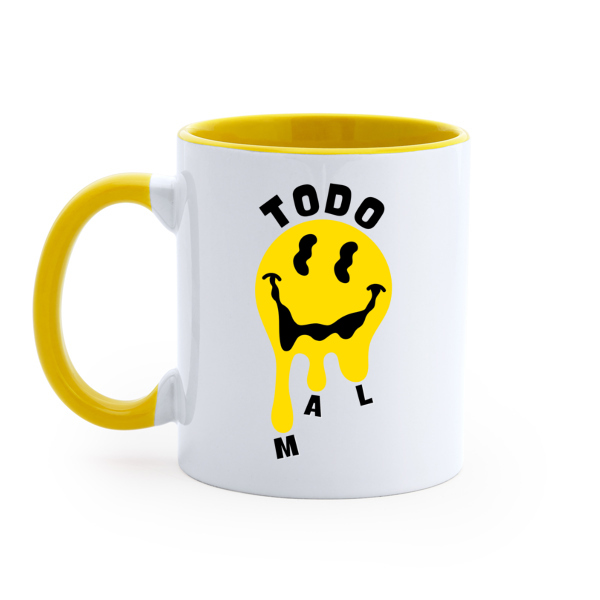taza amarilla todo mal
