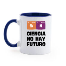 taza azul sin ciencia