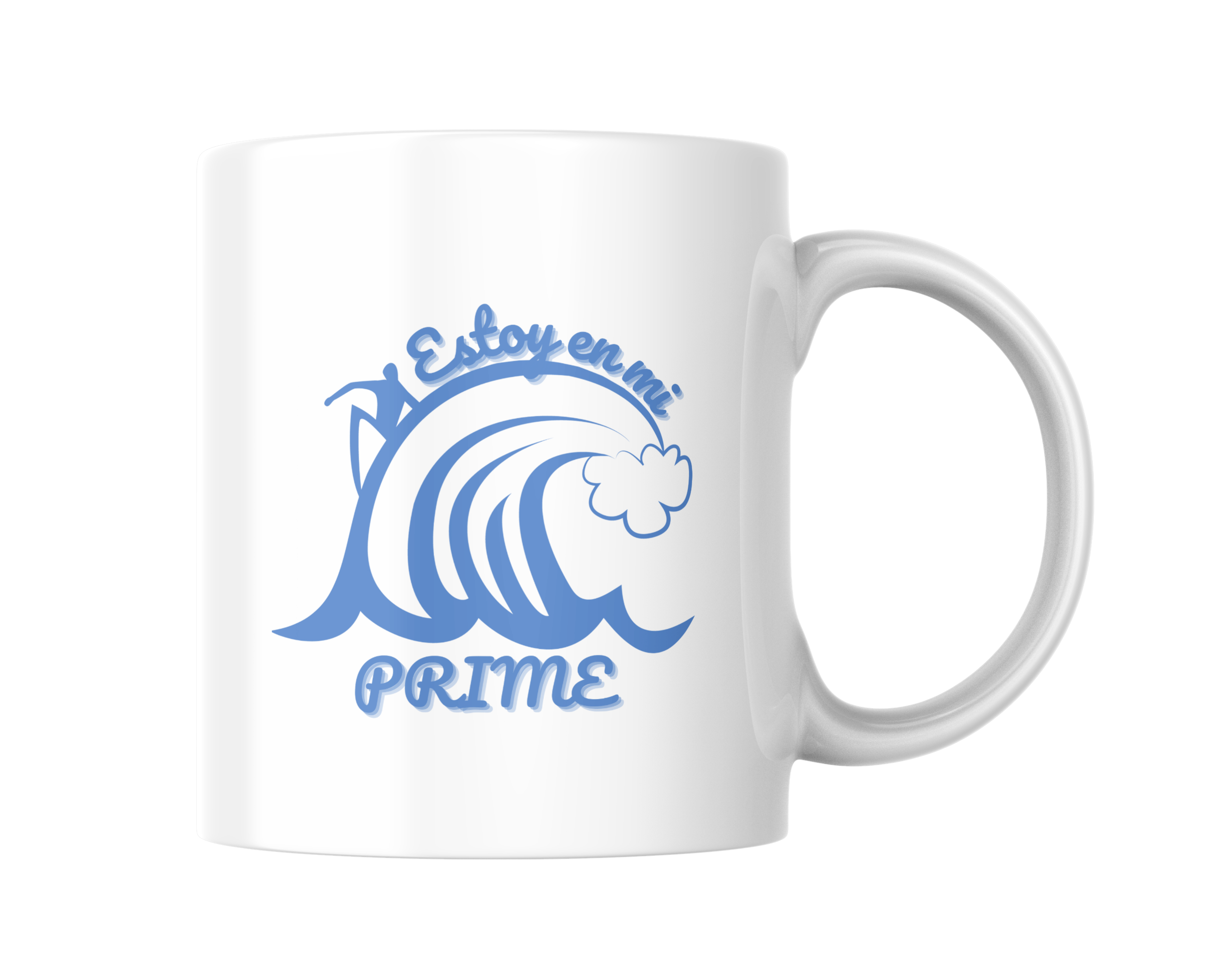 taza blanca estoy en mi prime red