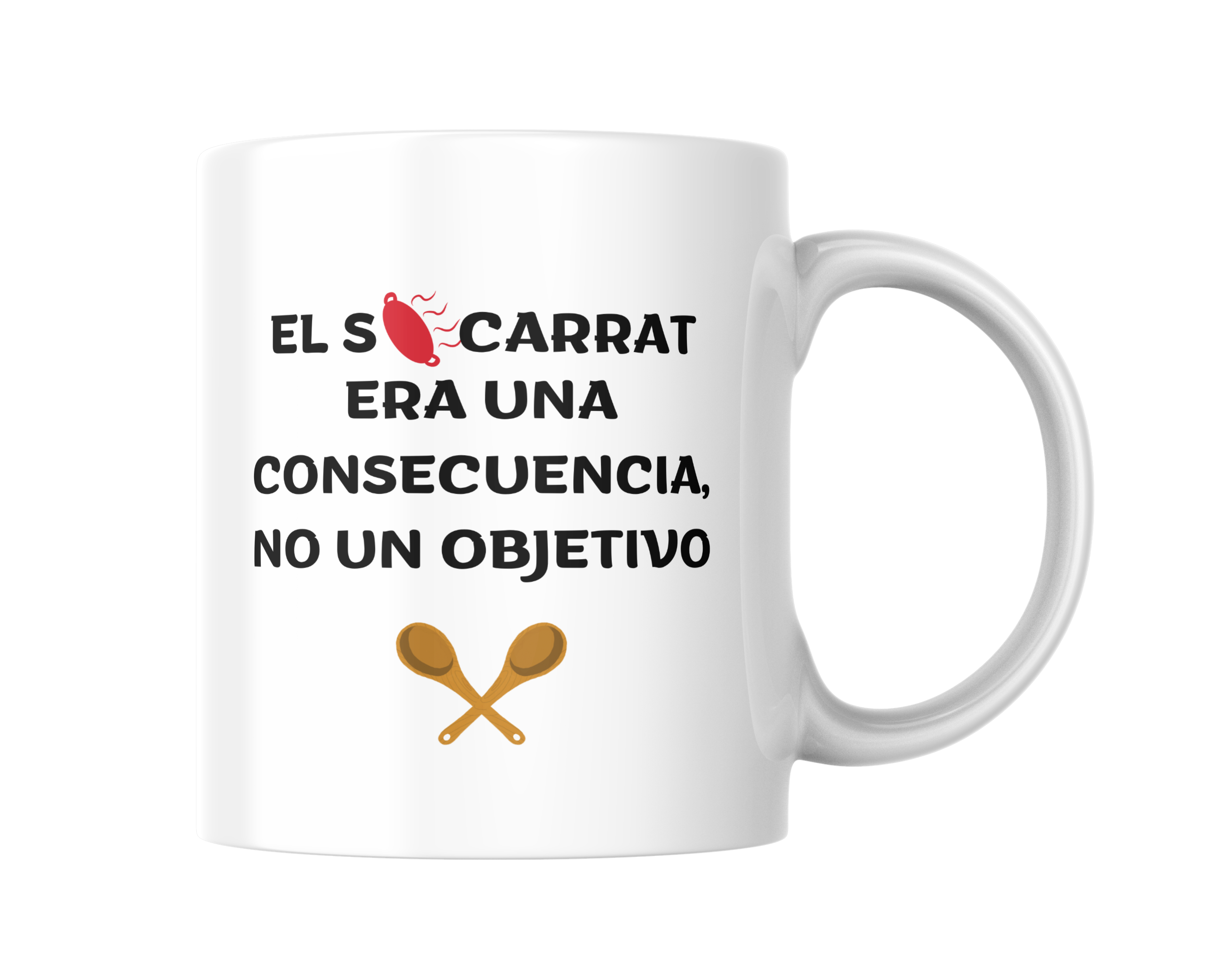 taza blanca socarrat red