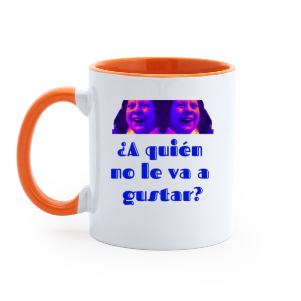 taza naranja a quién no le va a gustar