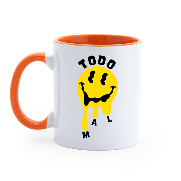 taza naranja todo mal