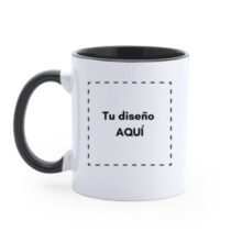 taza negro personalizable