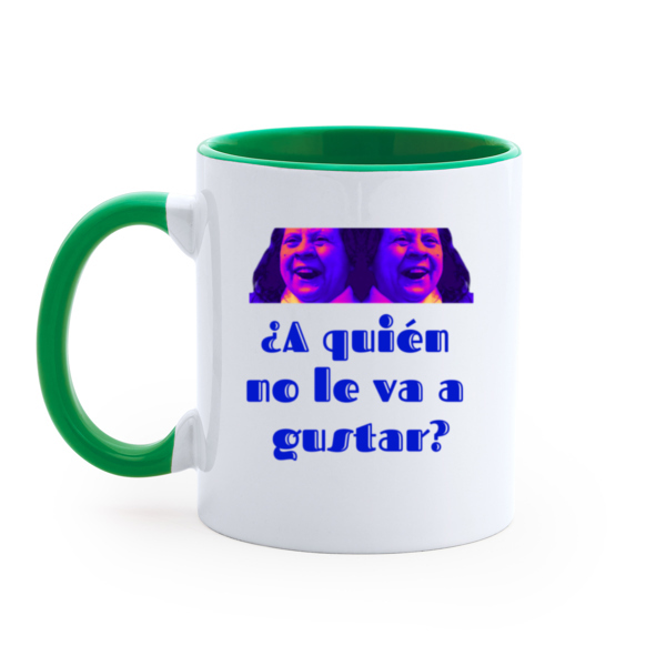 taza verde a quién no le va a gustar