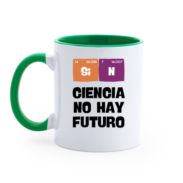 taza verde sin ciencia