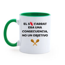 taza verde socarrat