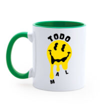 taza verde todo mal