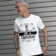 camiseta blanca castalia frontal