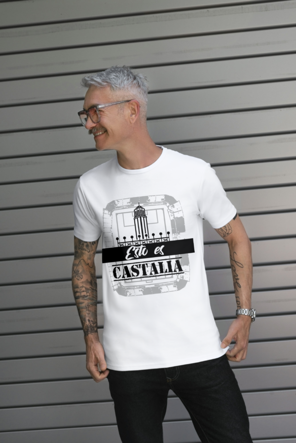 camiseta blanca castalia frontal