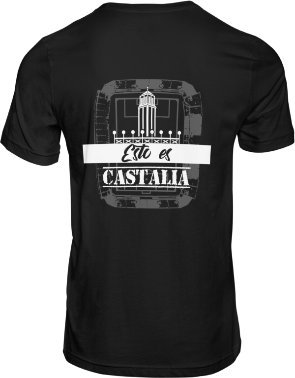 camiseta negra castalia trasera
