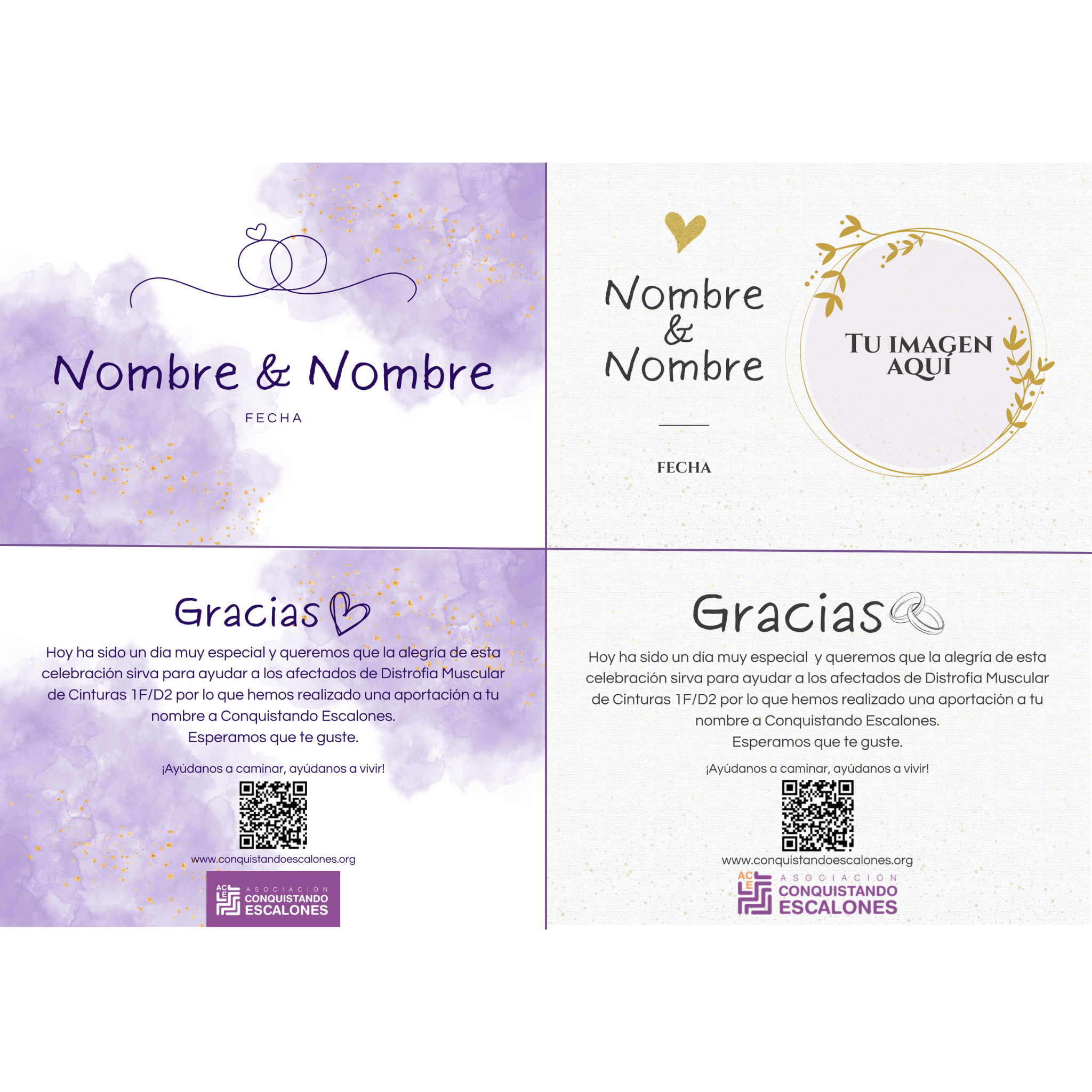 tarjetas agradecimiento boda