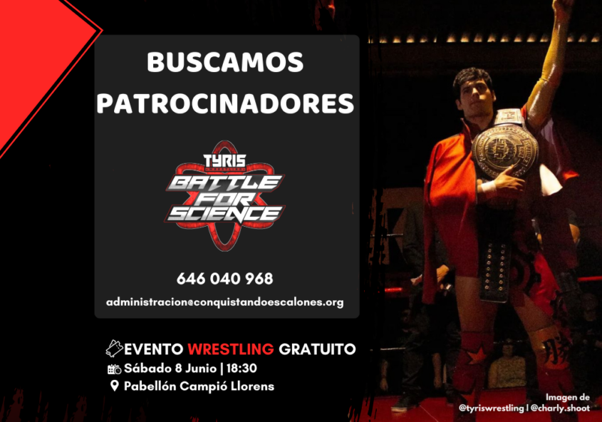 Batalla por la ciencia. Wrestling Pressing catch en Vila-real. Evento solidario
