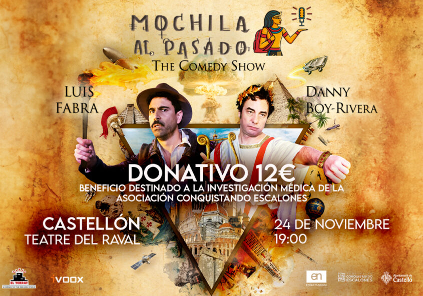 El show Luis Fabra Danny Boy-Rivera Mochila al pasado en Castellón