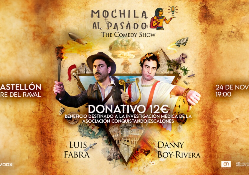 El show Luis Fabra Danny Boy-Rivera Mochila al pasado en Castellón
