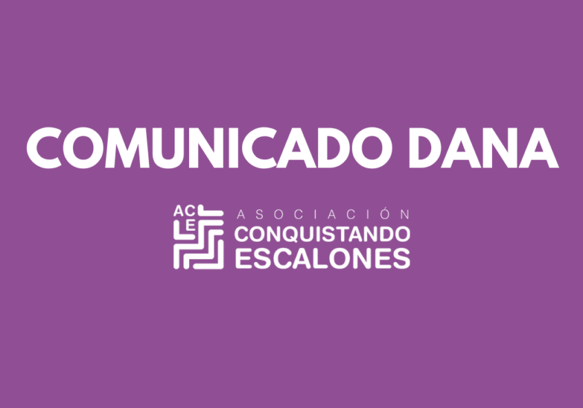 Comunicado DANA Asociación Conquistando Escalones