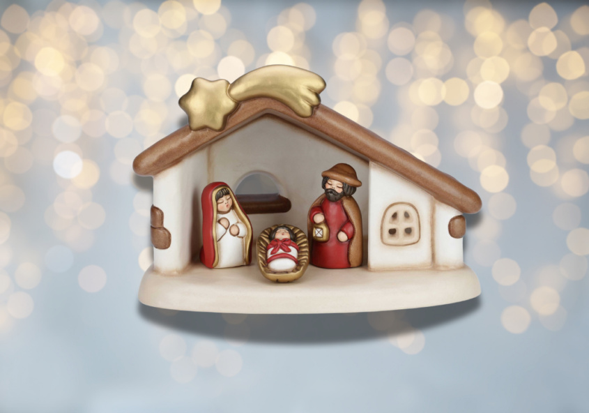 Belén navideño solidario de cerámica