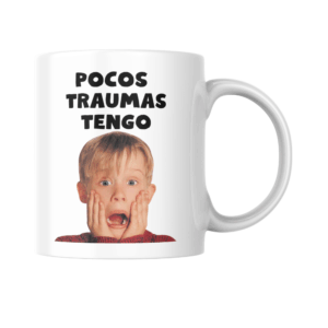 taza Macaulay Culkin pocos traumas tengo solo en casa