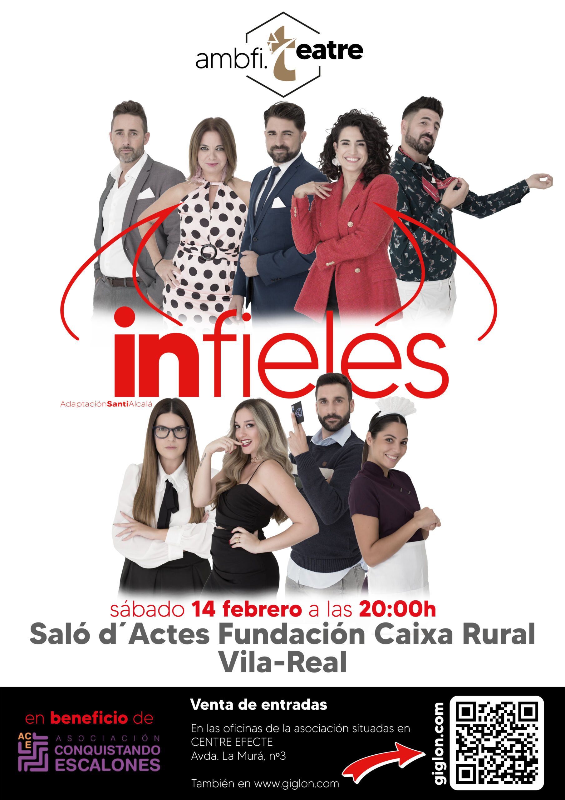 Cartel Infieles en Vila-real venta de entradas