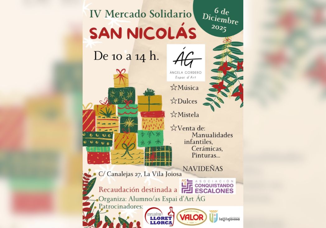 Mercado Solidario San Nicolás en La Vila Joiosa