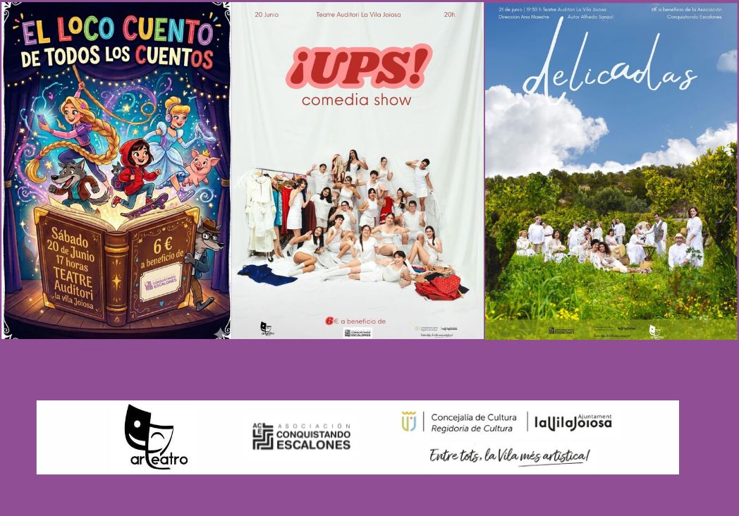 Arteatro - Obras a beneficio de Conquistando Escalones